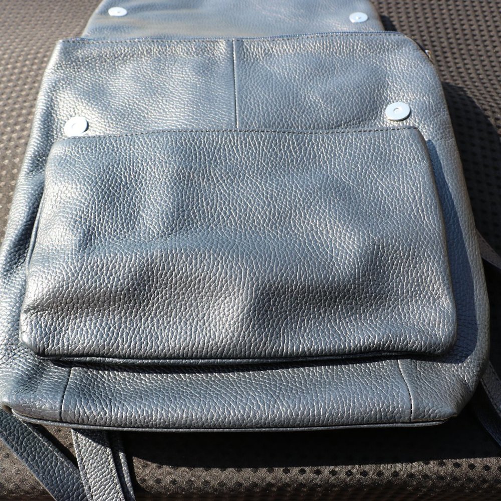 Isabella Rhea Italian Leather Navy Blue (Blue Sourc) Backpack (NWOT)